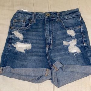 Denim shorts